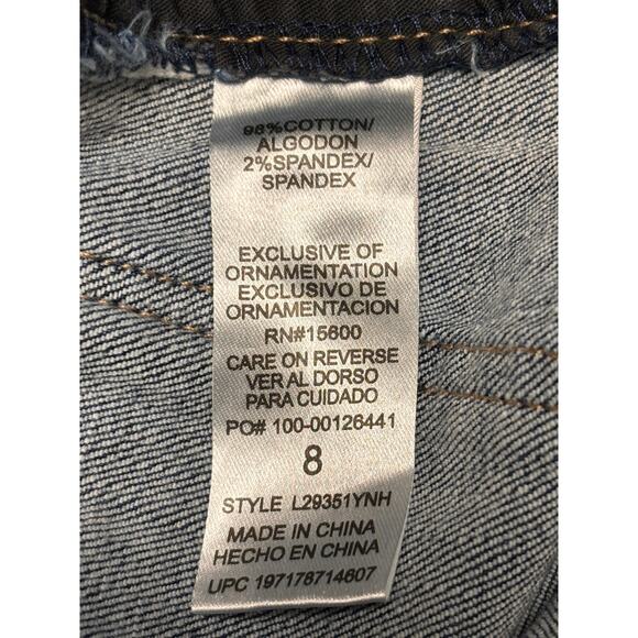 Wit & Wisdom NWT Luxe Touch Ab' Solution Sky Rise Wide Leg Jeans Size 8 Frayed - Picture 5 of 8